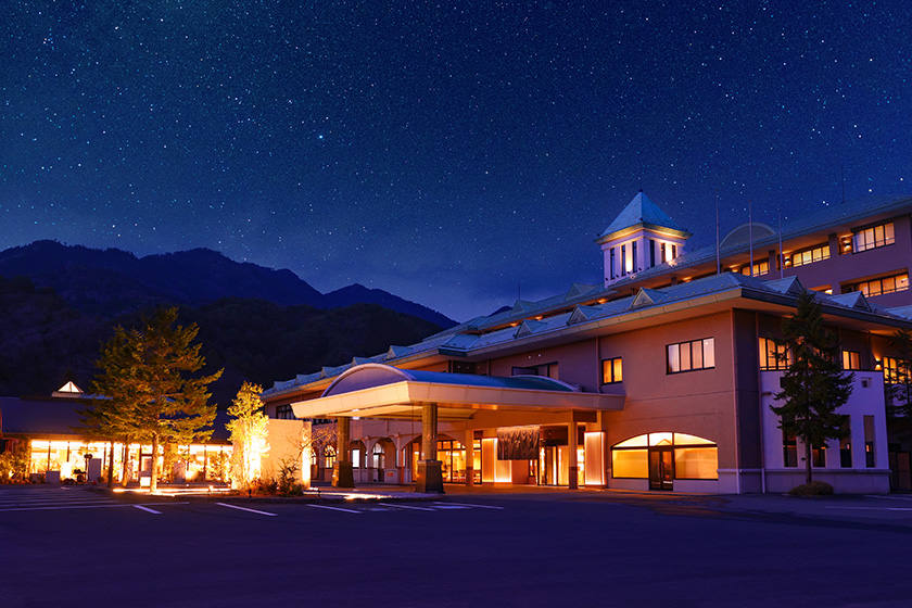 信州南木曽の風景、時間、自然を感じる温泉リゾートホテル